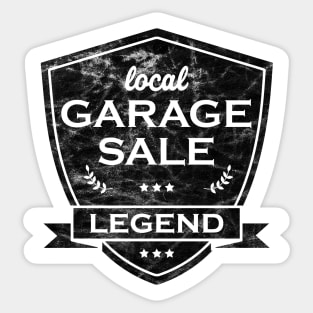 Garage Sale Legend Logo Sticker